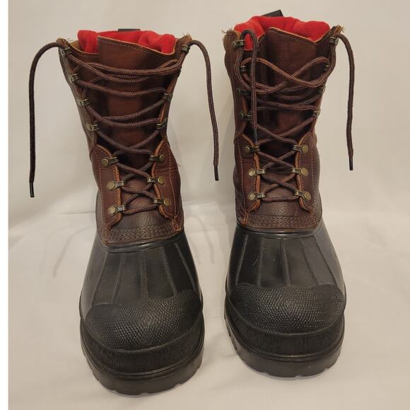 L.L. Bean Primaloft Insulated Waterproof Men's Snow Boots GORETEX Work 9 - Picture 2 of 7